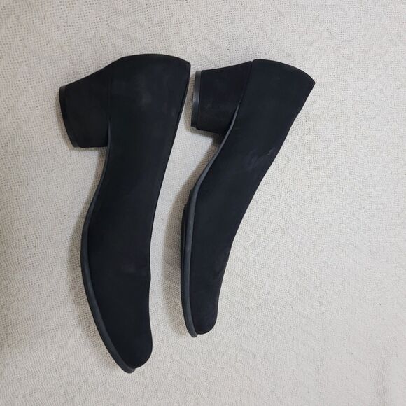 Arche France Musaby Escarpin Black Nubuck Pumps Heels Slip On EU 38 US 7 40911 - Picture 14 of 16